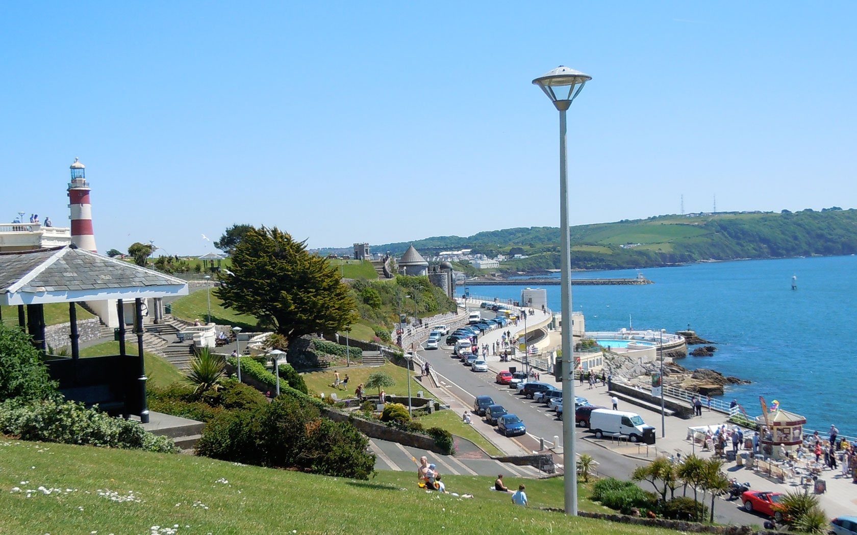 A view of Plymouth Hoe