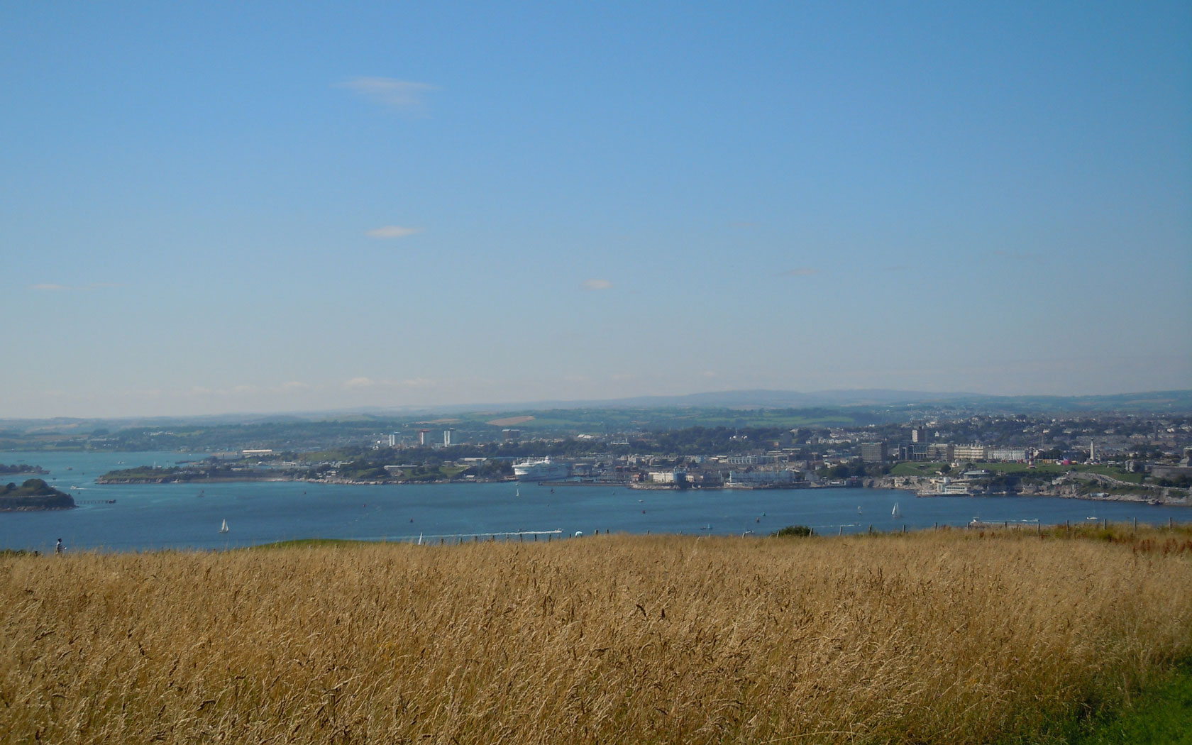 A view of Plymouth Sound